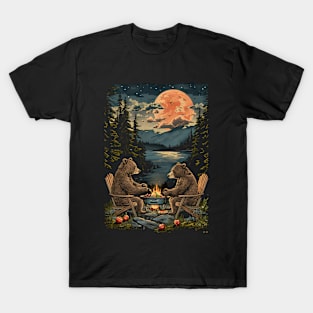 Camp Fire Bears T-Shirt